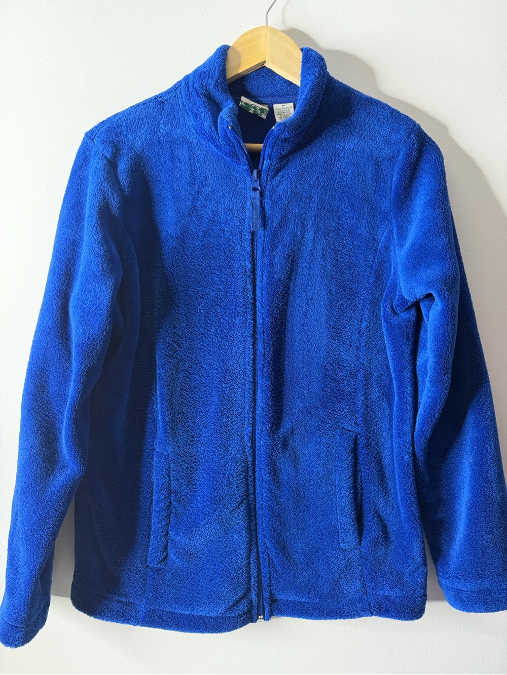 Mountain Lake Bright Blue Full-Zip Fleece Jacket